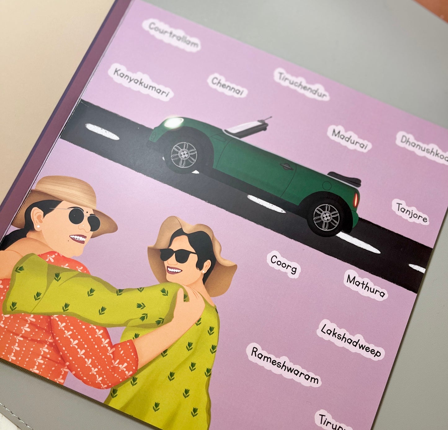 Custom illustrated book