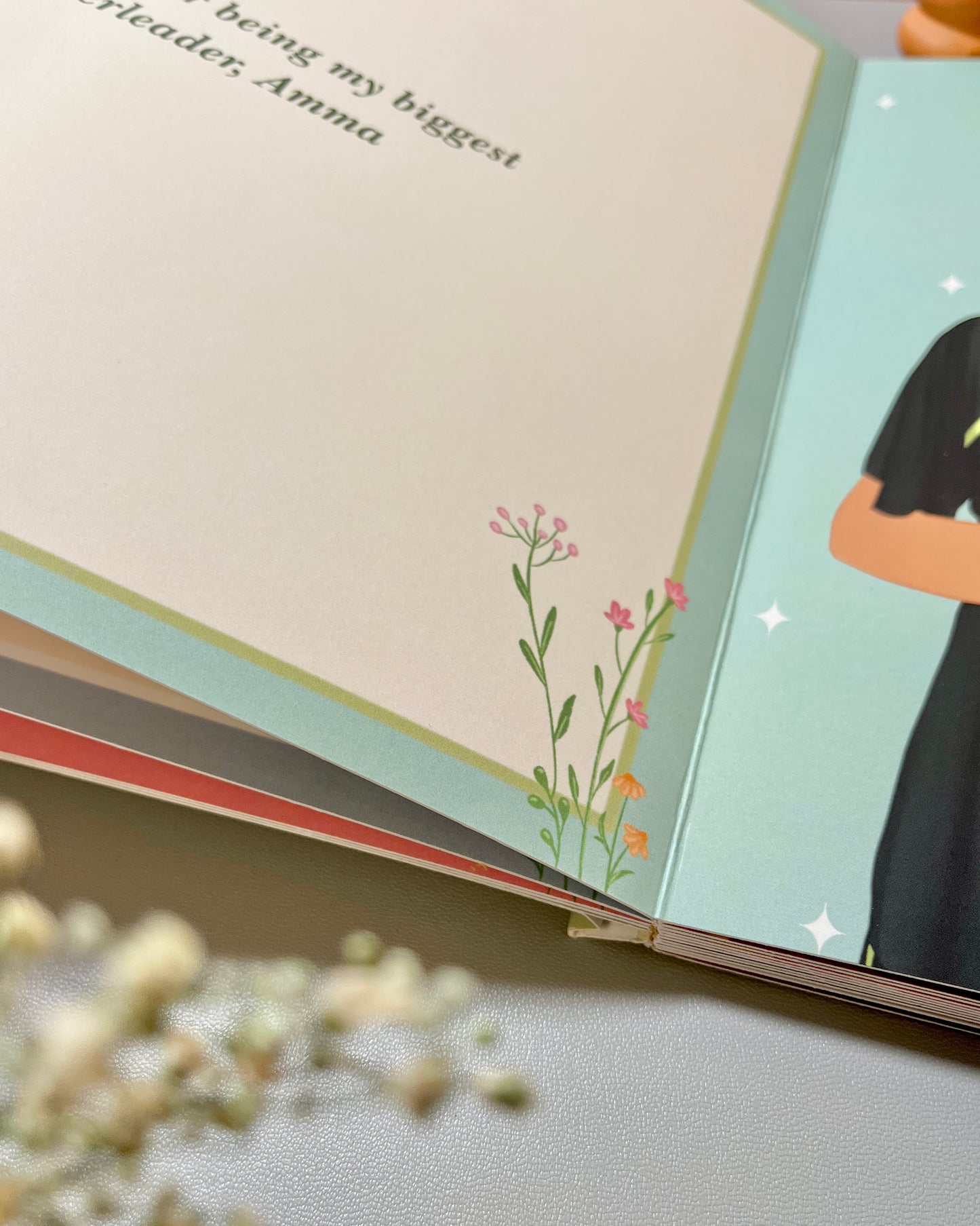 Custom illustrated book