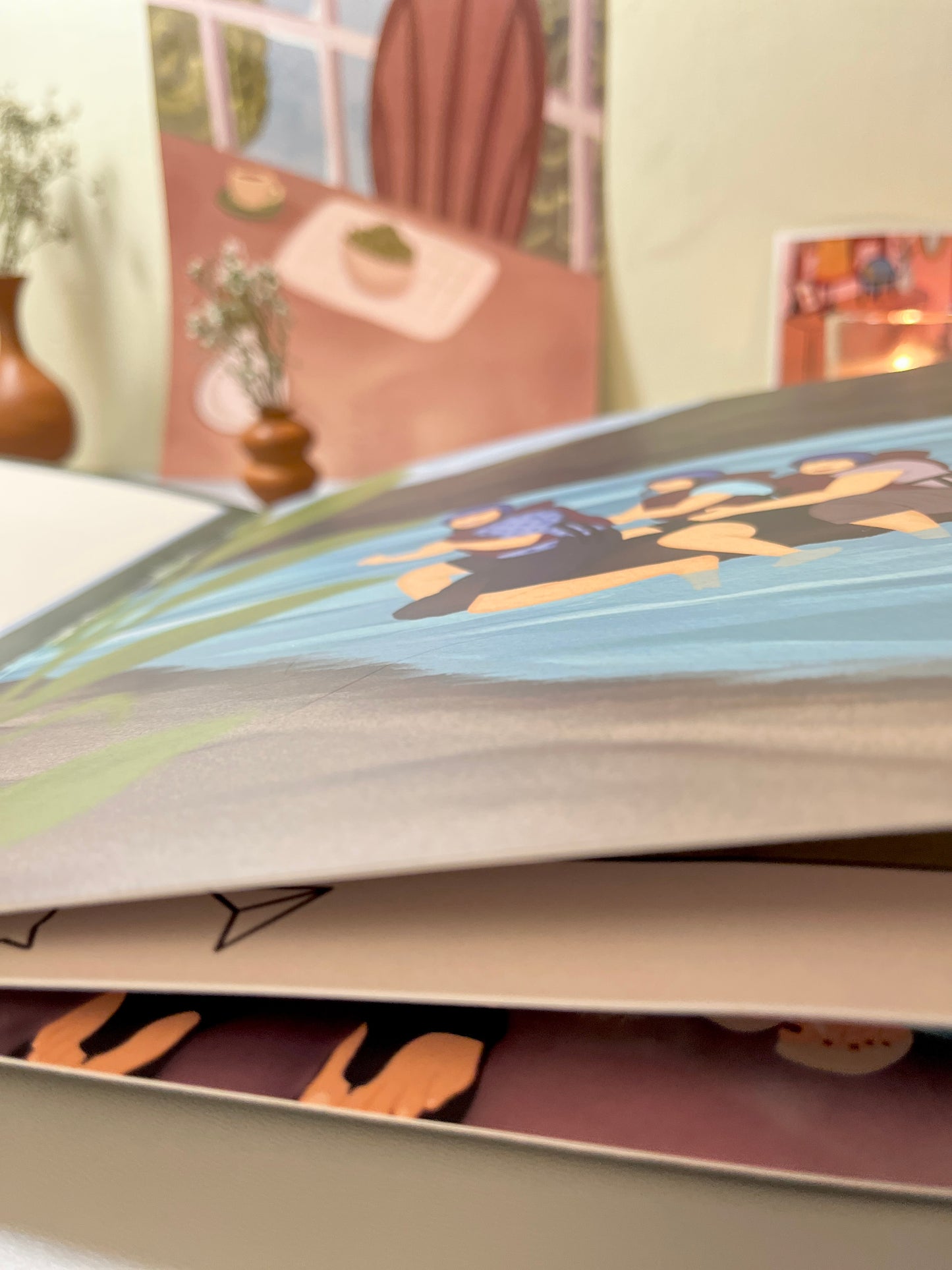 Custom illustrated book