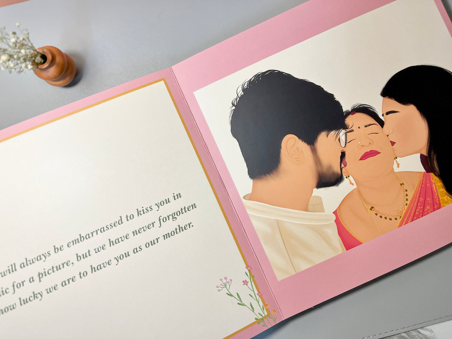 Custom illustrated book