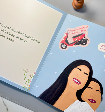 Custom illustrated book